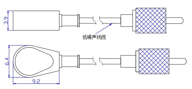 微小型加速度傳感器尺寸圖如上.jpg 微小型加速度傳感器尺寸圖如上.jpg